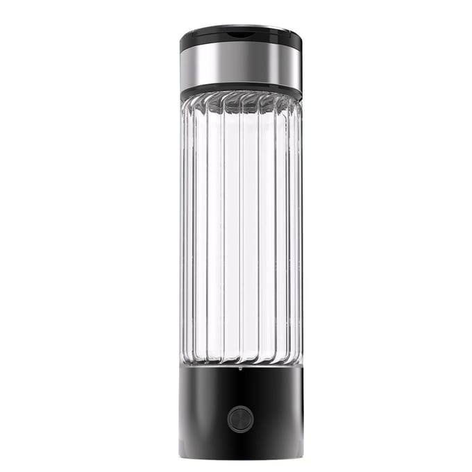 Bouteille d'eau hydrogénée 460ml Portable Technologie SPE avec Batterie Intégrée Rechargeable 460ml Noir 460ml noir