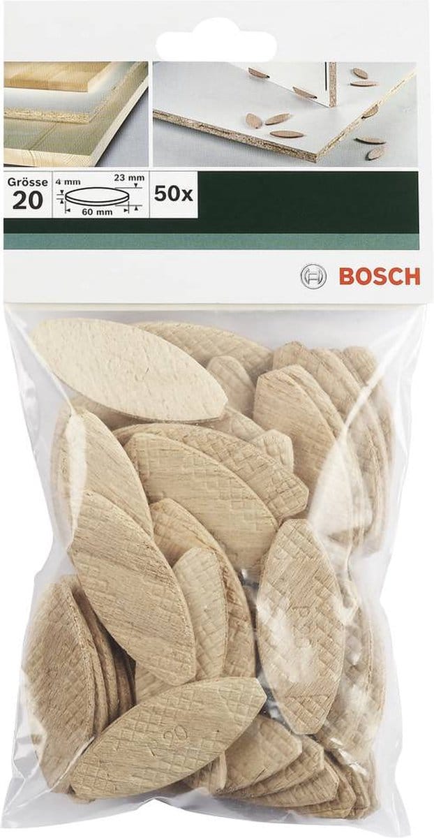 Bosch Fladdyvleugel L60/B23/H4MM 50 stuks