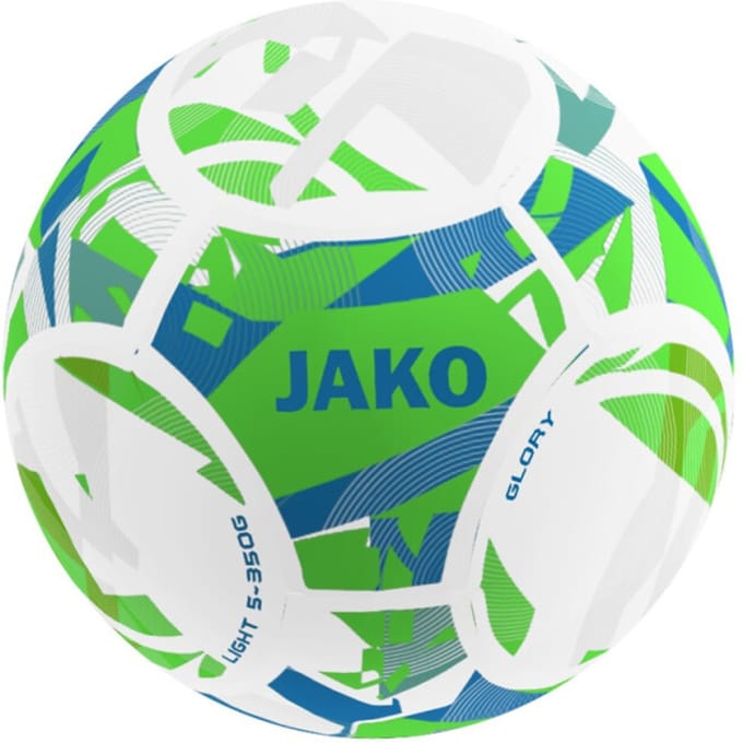 Jako Glory 350G (Size 5) Lightbal - Wit / Fluo Groen / Jako Blauw | Maat: 5