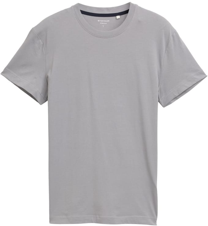Tom Tailor - Slank T-shirt met stretch - Maat XXL - formal grey