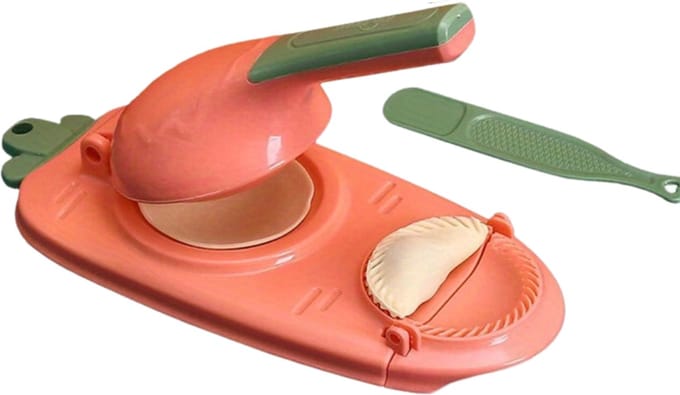 Bovista Dumplings Machine - Raviolimakers - Ravioli - Dumpling Maker Set - Dumpling Vorm - Snijder - Pastei - Empanada - Uitsteker - Klein Roze