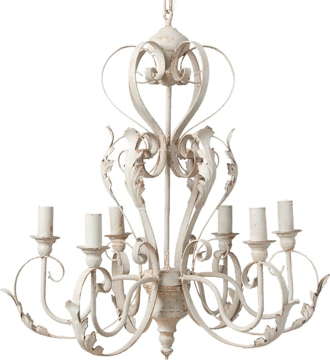 Clayre & Eef Hanglamp Ø 65x68 cm Grijs Bruin IJzer