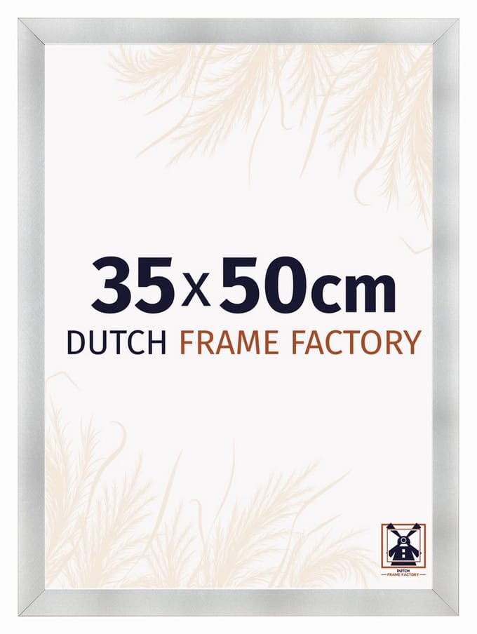Fotolijst 35x50 cm - MDF - Aluminium Geborsteld - Praag