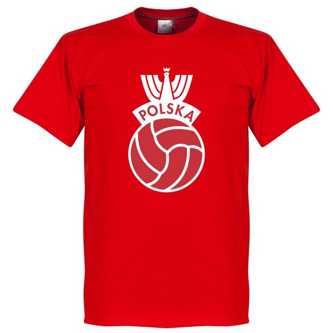 Polen Vintage Logo T-Shirt - Rood - XL