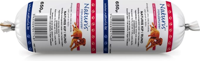 Naturis Houdbaar Kip/rund 650 gram