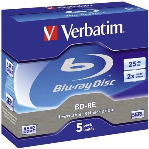 Verbatim Blu-ray BD-RE herschrijfbaar 43615 5 stuk(s) 25 GB