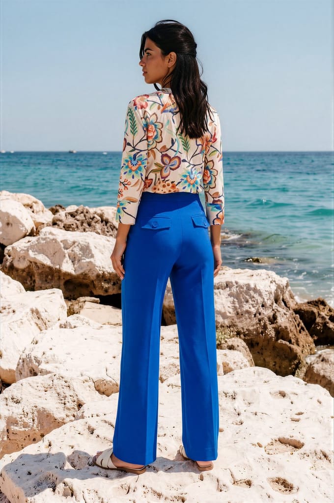 MI PIACE - Travel Broek Uni 202089 Nautic Blue - Maat : S