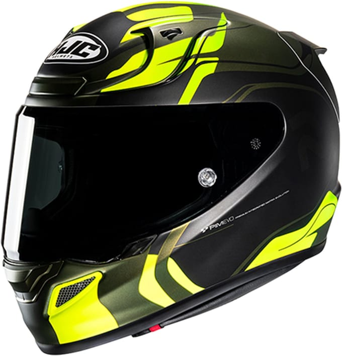 HJC RPHA 12 Lawin Zwart Geel Integraalhelm - Helm