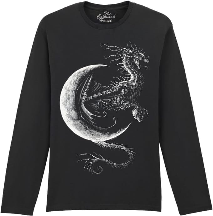 Draak Wing Dragon The Coloured House Longsleeve T-shirt M