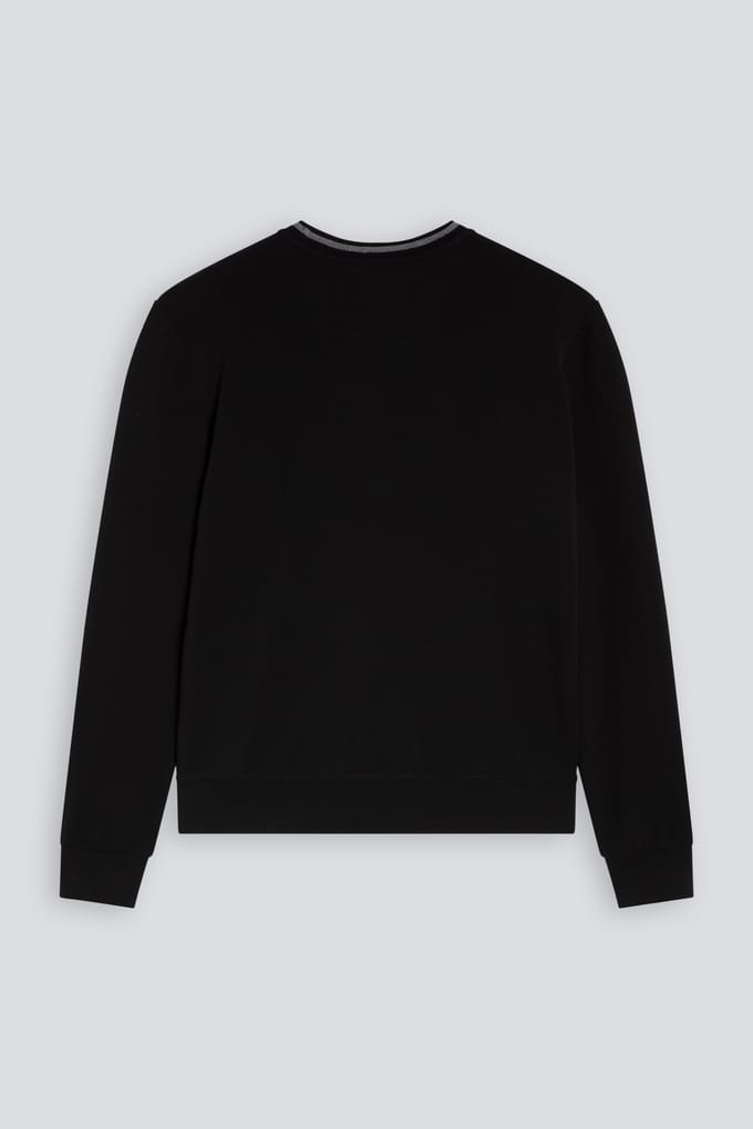 Sweatshirt Serie Felpa Stretch Zwart