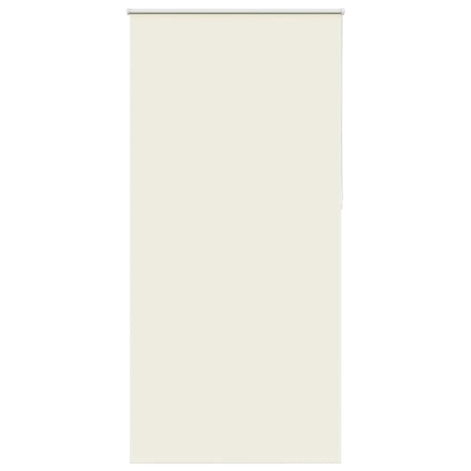 vidaXL Rolgordijn verduisterend gebroken wit 90x210 cm stofbreedte