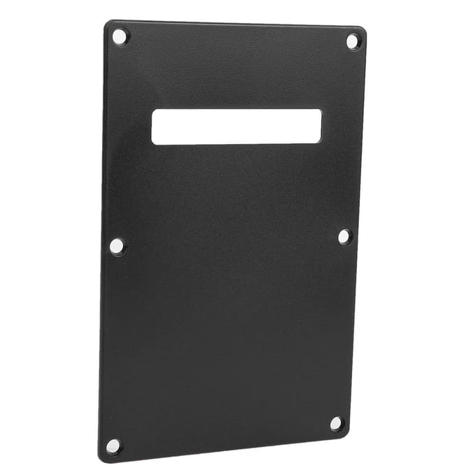 Elektrische Gitaar Backplate Geperforeerde Achterklepplaat Muziekinstrument Accessoires(zwart) black