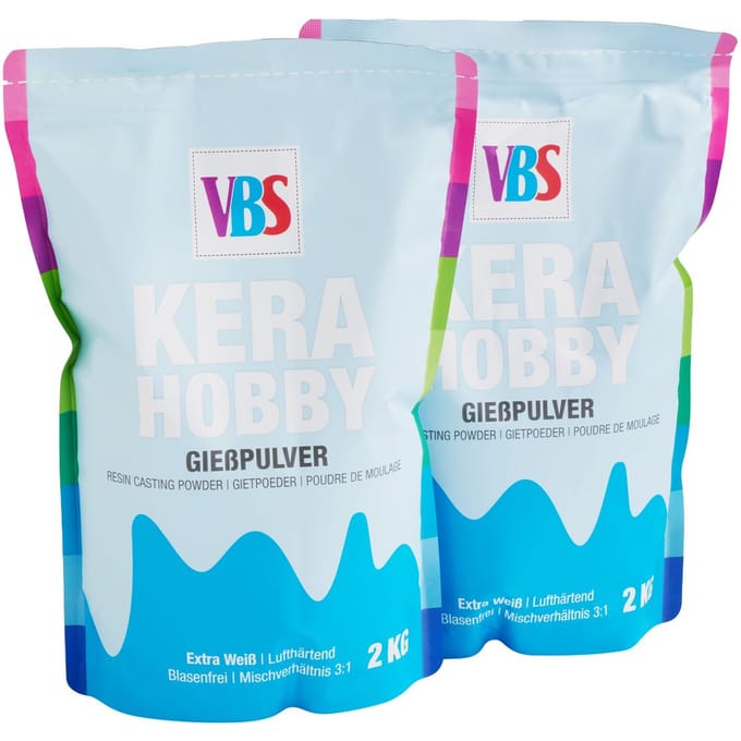 VBS Gietpoeder "KeraHobby", Wit - 4 kg