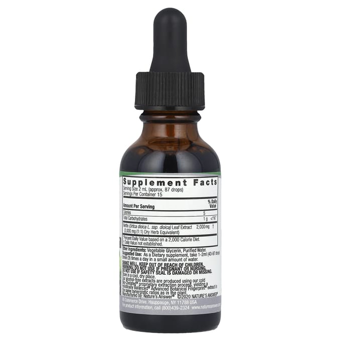 Nature'S Answer, Brandnetelextract, Alcoholvrij, 2.000Mg, 30Ml(1 fl oz)