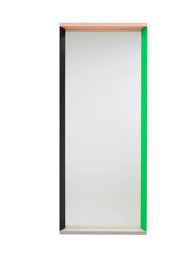 Vitra Colour Frame Spiegel Groot - groen/roze