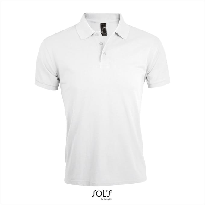 Poloshirt Sol's Prime - 5XL - wit