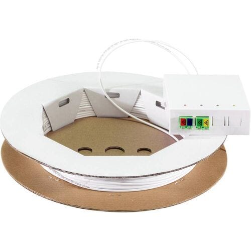 LogiLink FB4LC50 Glasvezel Optische vezel Aansluitkabel 50 m Wit 9/125 µ Singlemode OS2