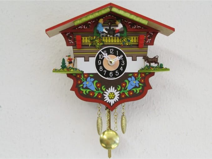 Engstler - 143K QP - Wandklok met slinger - Quartz