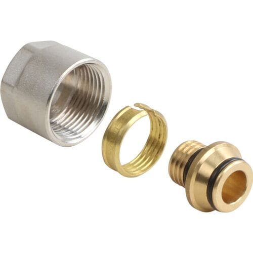 Thermrad Klemkoppeling 3-delig euroconus 3/4''x20mm (2 Stuks)