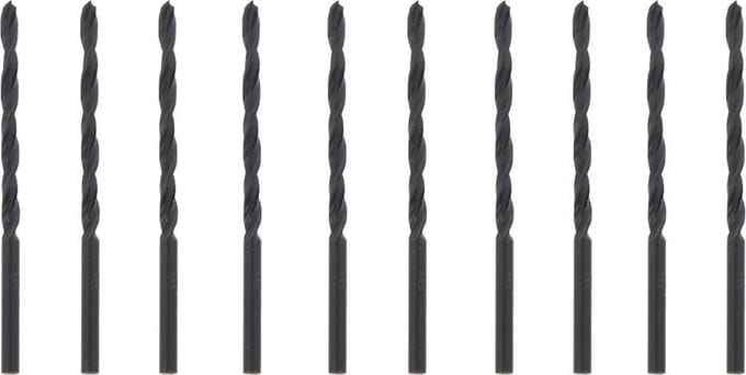 Benson Metaalboren set - HSS - 3 mm - 10 stuks - Inclusief opbergbox