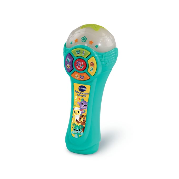 Vtech Baby Dierenvriendjes Microfoon - Interactieve Microfoon - Educatief Baby Speelgoed - Licht & Geluidseffecten - Vanaf 1 Jaar