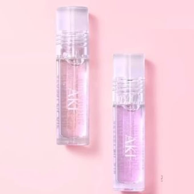 AKF - Glossy Lip Oil - 3 Colors Y01 - 2.5g