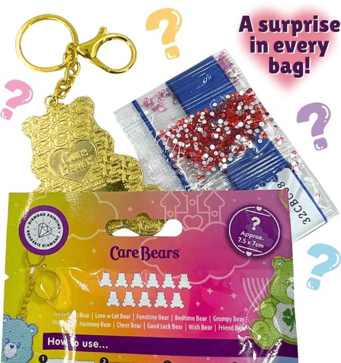 Crystal Art Sleutelhanger - Care Bears Blind Bag