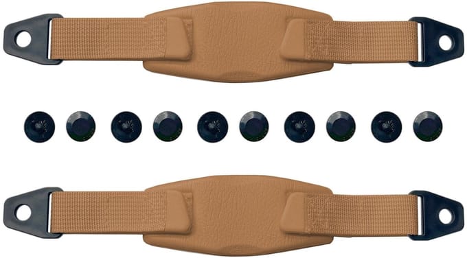 Dailygoody - Verstelbare Gat Schoenen Terug Band Veters - Bruin - 2 Stuks