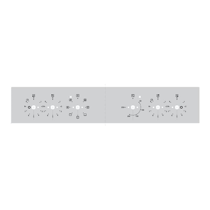 AEG controlepaneel, inox 140213973021