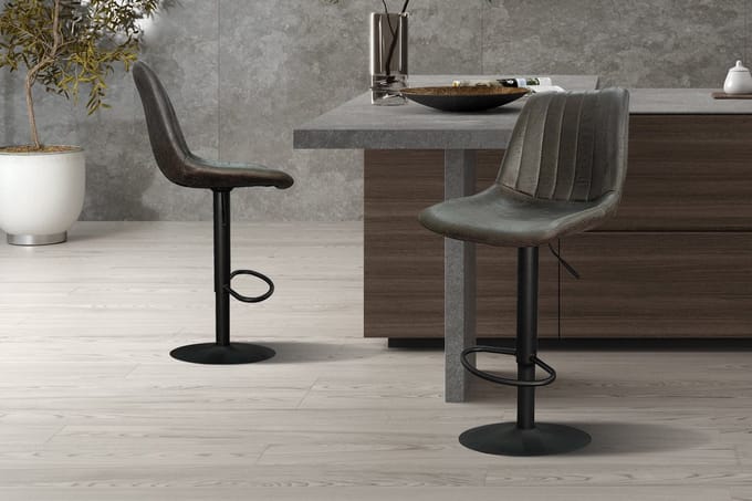 Barkruk 'Barcelona' PU Donkerbruin (2 stuks)