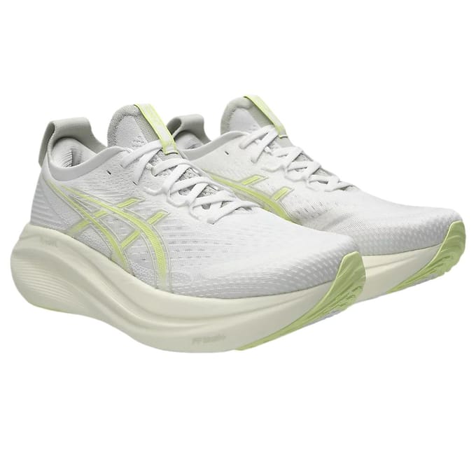 ASICS Gel Nimbus 27 Wit Huddle Geel Heren Sneakers 1011B958-101 46