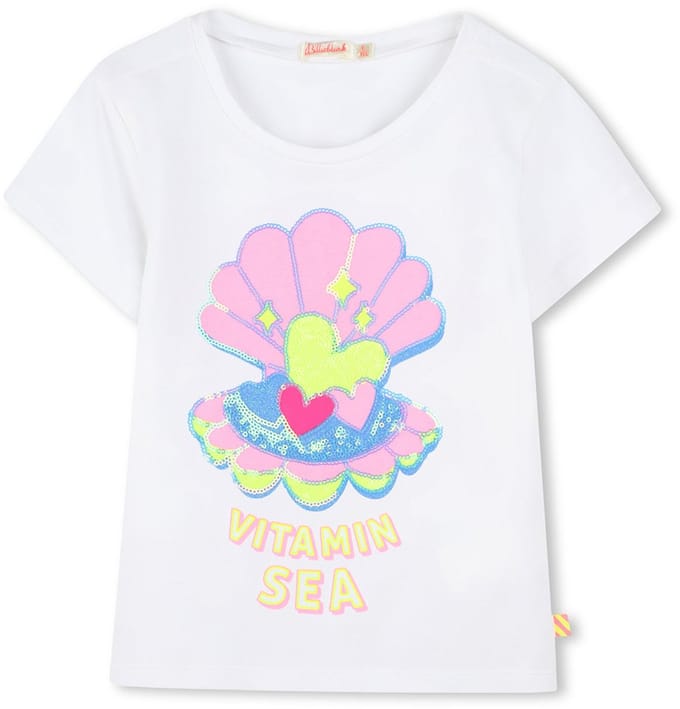 Billieblush U20923 T-shirt Met Korte Mouwen Wit 6 Years Meisje