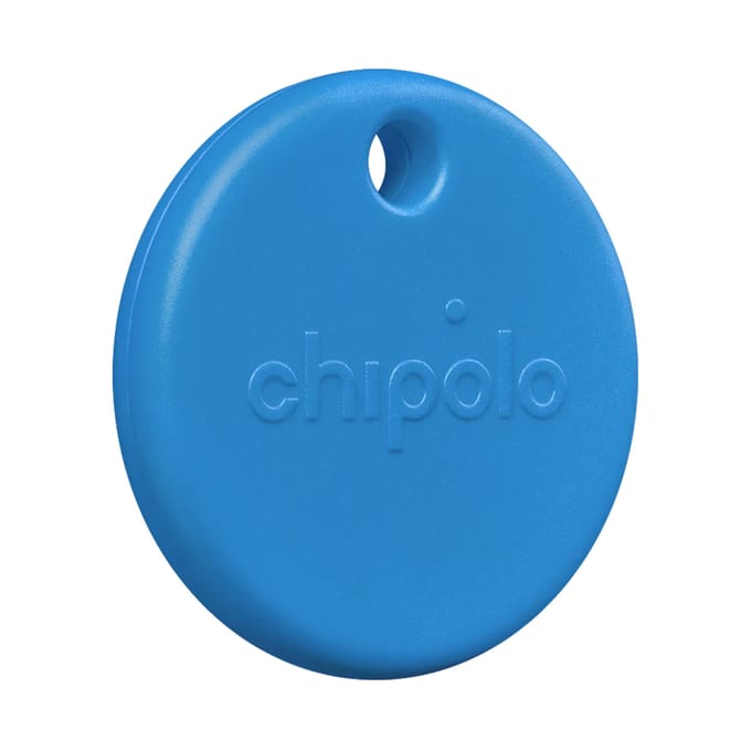 Chipolo POP - Bluetooth Tracker & KeyFinder - Werkt met Apple Find My & Android Find My Device - Tracker Apple iPhone & Android - 120 dB - Blauw - 1 Pack