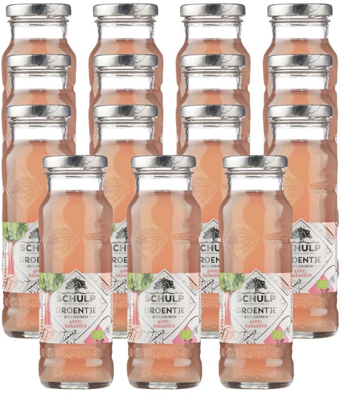 Schulp Appel & Rabarbersap Biologisch Groentje 15 x 0,2 liter