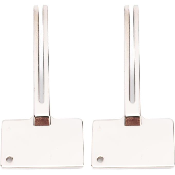 2 Stuks Tandpasta Knijper Roestvrij Staal Buis Roller Perser Knijper met Ophanggat white