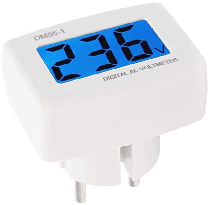 Digitale AC Voltmeter met LCD/LED Display - 80-300V