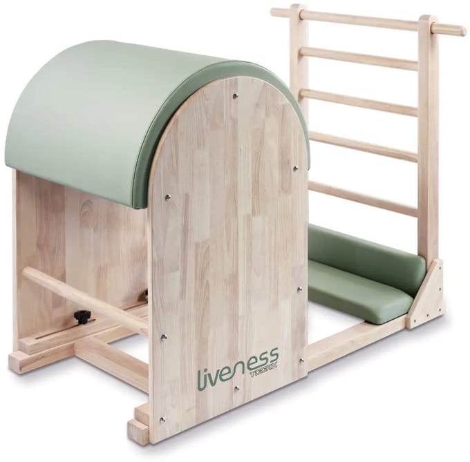 Liveness by Toorx Pilates PTX1900 Ladder Barrel Eikenhout Green Tea