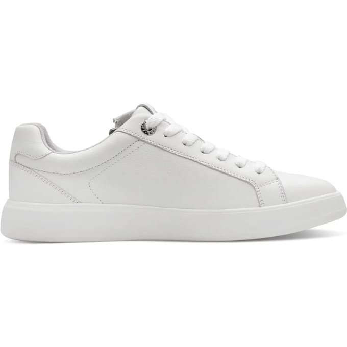 Tamaris Trainers 1-23709-44 100 Dames Lage Top Damesleer M2370944 Wit