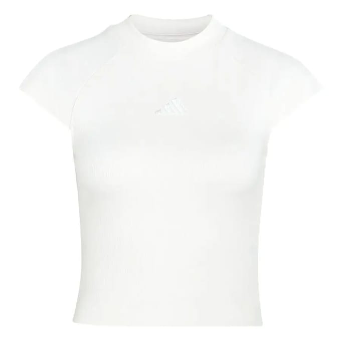 Geribd dames-T-shirt adidas Small Logo