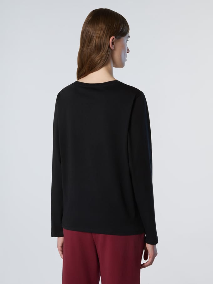 North Sails T-shirt met lange mouwen Met verhoogd logo