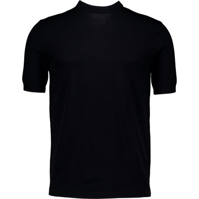 Genti Round Neck Ss T-shirts Zwart K4120-1260