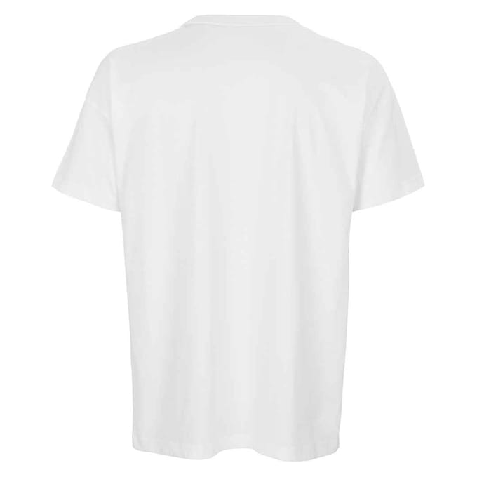 SOLS Heren Boxy Oversized T-shirt (Wit)