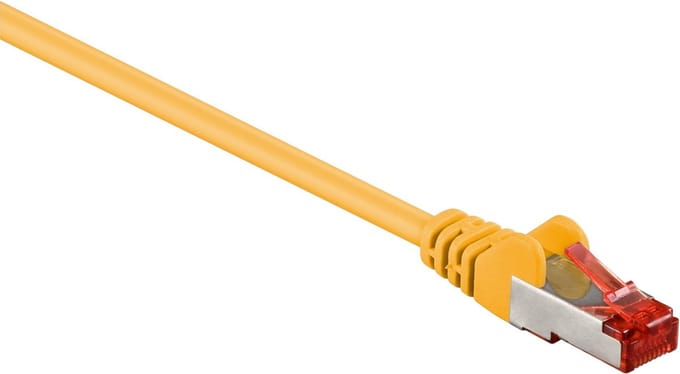S/FTP CAT6 Gigabit netwerkkabel / geel - LSZH - 5 meter