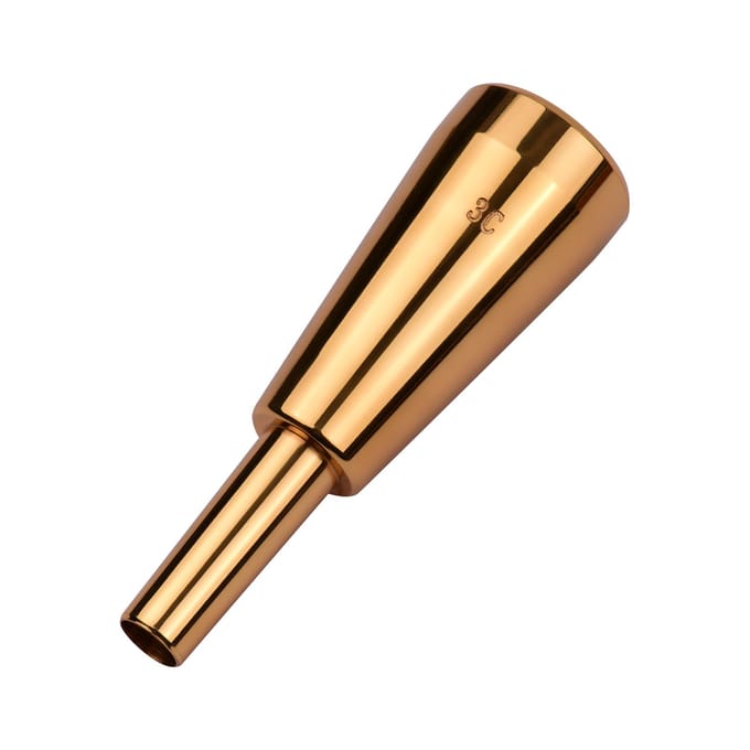 3C Trompet Mondstuk Verdikt Zwaarder Mondstuk Instrument Accessoire voor Standaard Trompetten goud