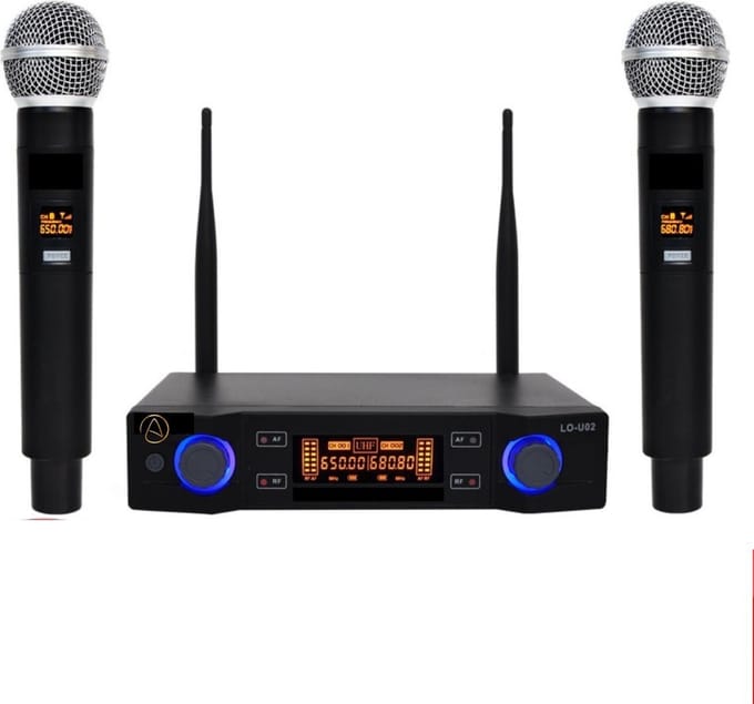 Karaoke Set - Voor volwassenen - Draadloos - Inclusief 2 microfoons