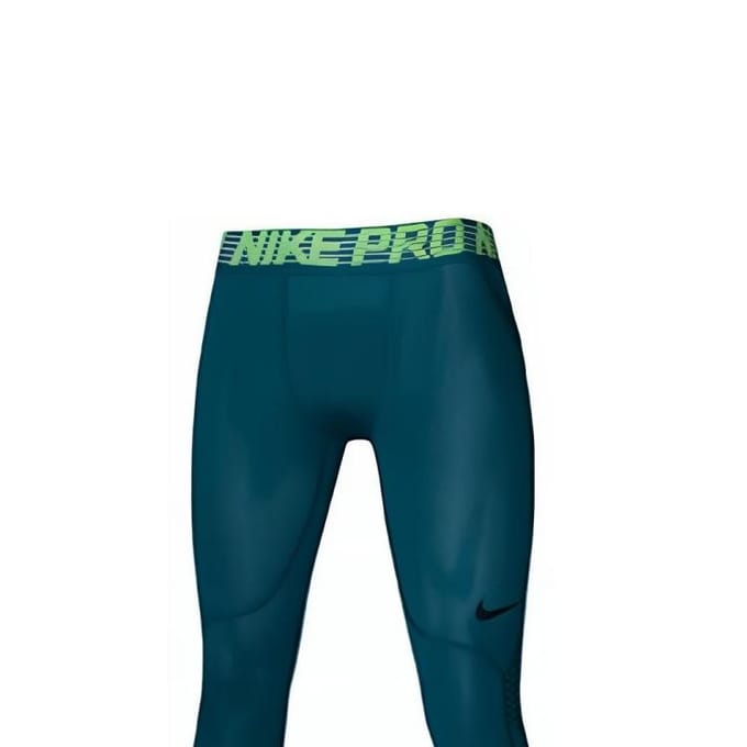Nike Sportbroek Heren Groen Normaal 828162-457 S black
