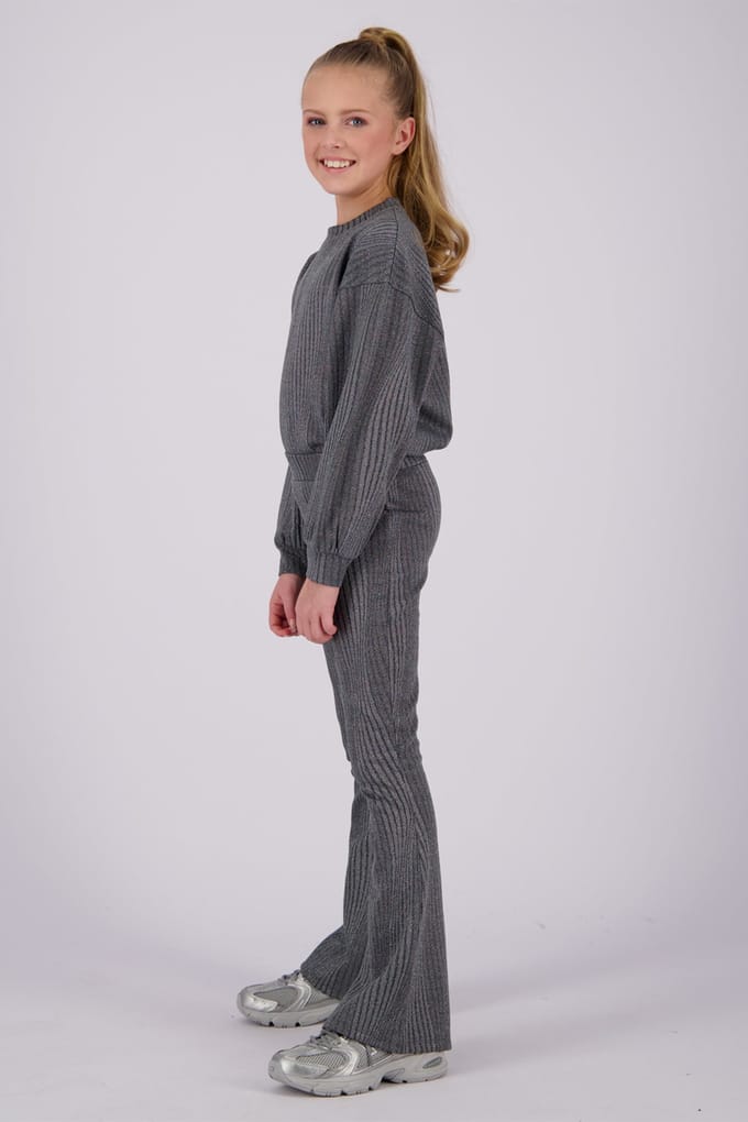 Vingino Girls Jane Top Grey Rock Größe: 2 | Strickjacken Outlet | kids | Grau