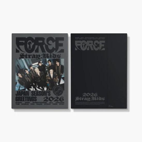 (Pré-commander) STRAY KIDS Japon Season's Greetings 2026 FORCE, Avec carte JYP Limited gray