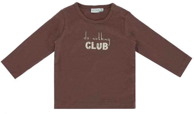 Babylook T-Shirt Do Nothing - Maat 62 - Deep Taupe