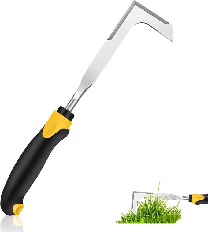 Handmatige onkruidschraper en onkruidmes – geschikt voor tuin, groentetuin en boomgaard onkruidwieding